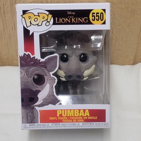 Funko Pop The Lion King Pumbaa 550 New - Picture 1 of 7